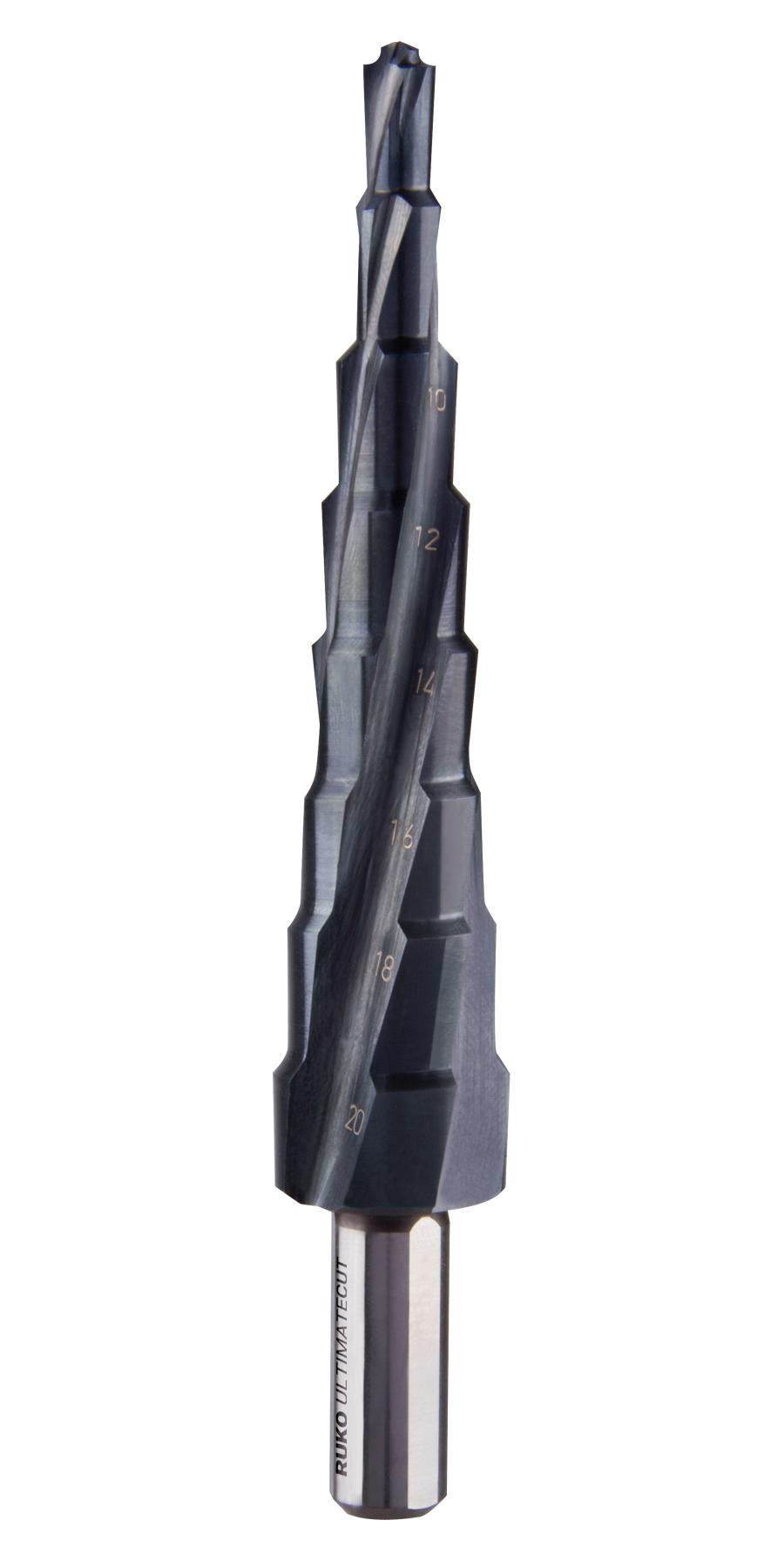 Ruko 101083P 8 Step Drill Bit, 6-20Mm, 120Mm