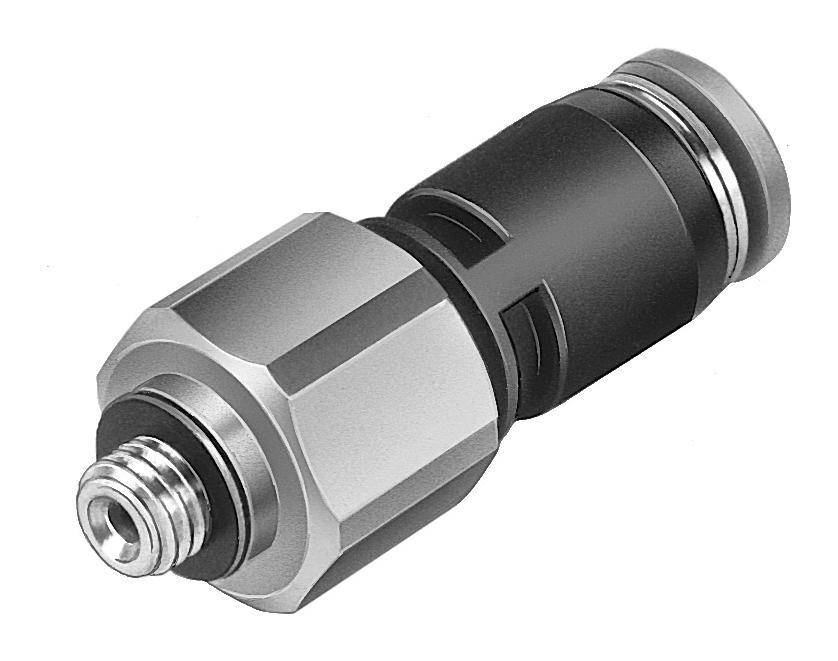 Festo 186283 Qsr-G3/8-12 Rotary Push-In Fitting