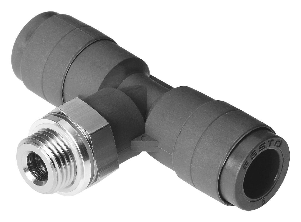 Festo 186337 Qst-V0-G1/8-8 Push-In T-Fitting