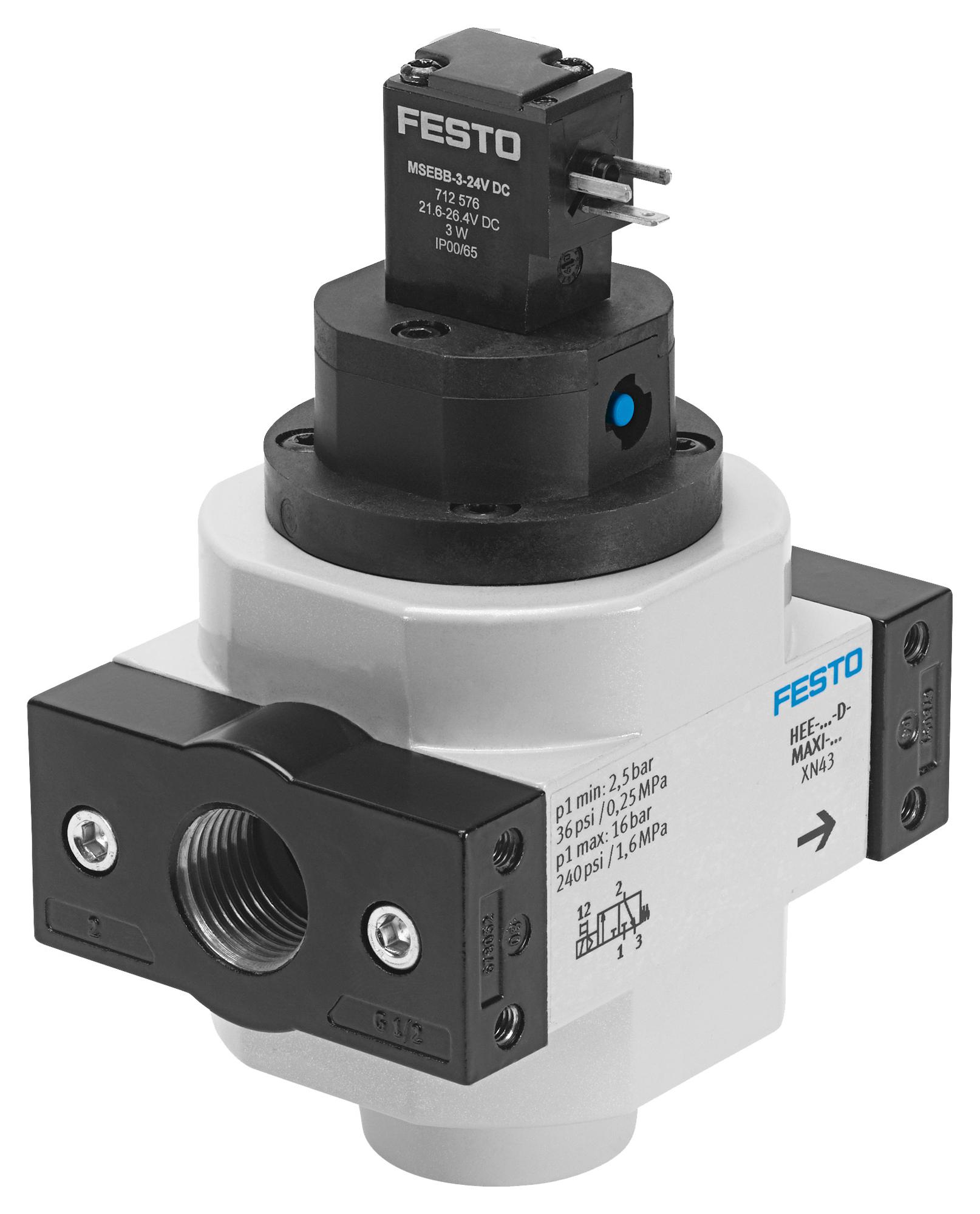 Festo 172955 Hee-1-D-Maxi-230 On-Off Valve