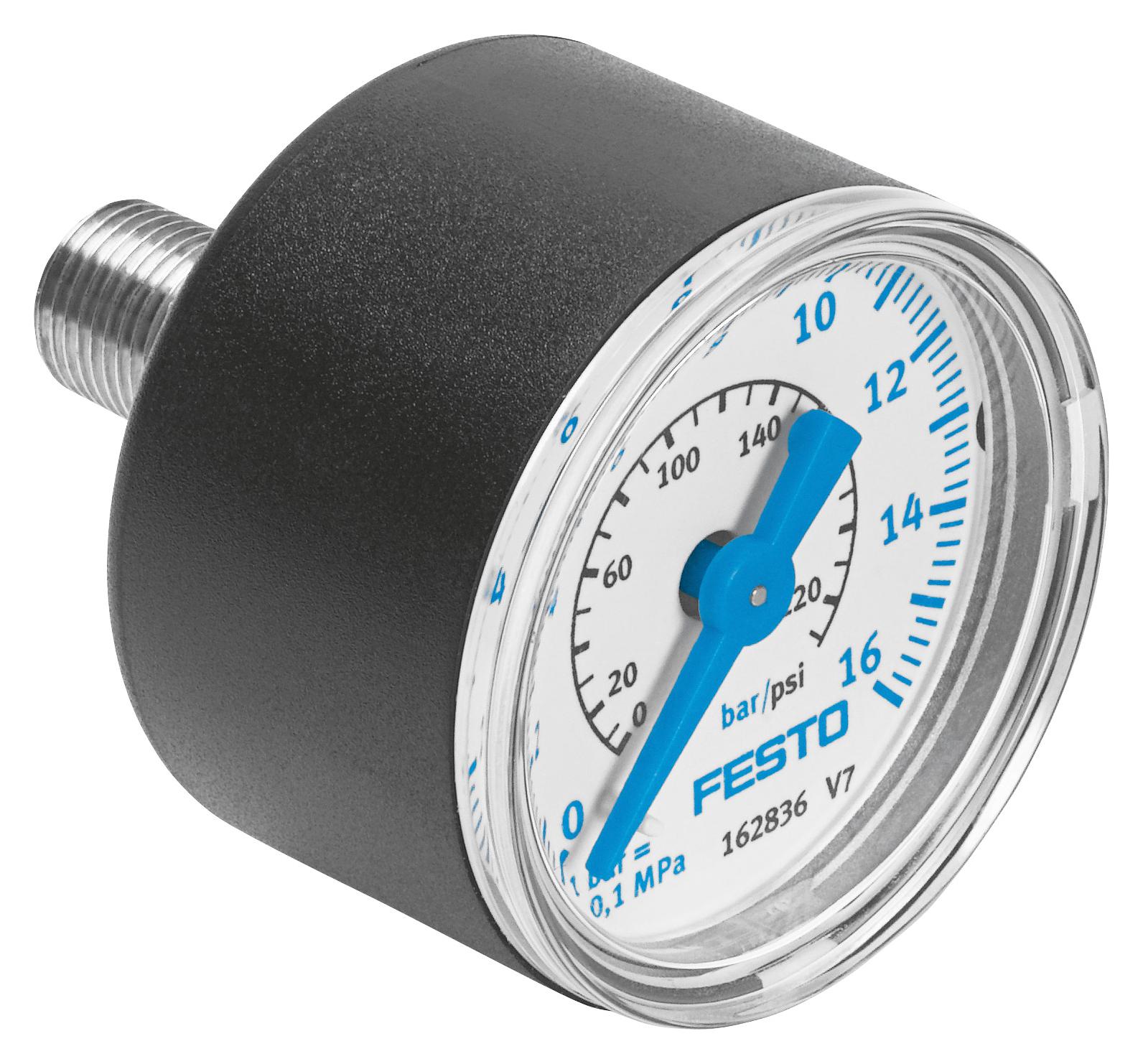 Festo 187080 Ma-40-16-R1/4-En Pressure Gauge