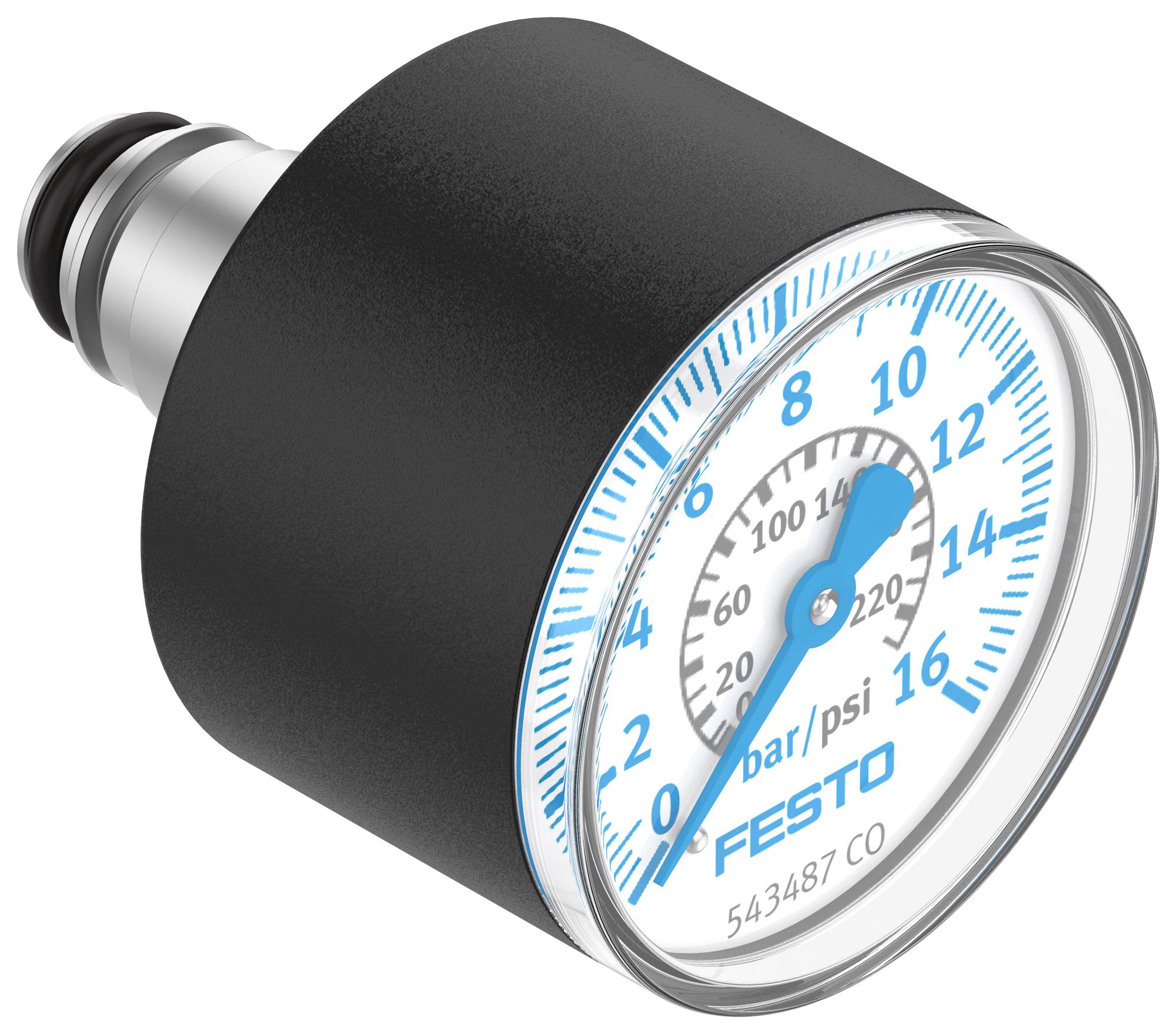 Festo 543487 Pagn-26-16-P10 Pressure Gauge