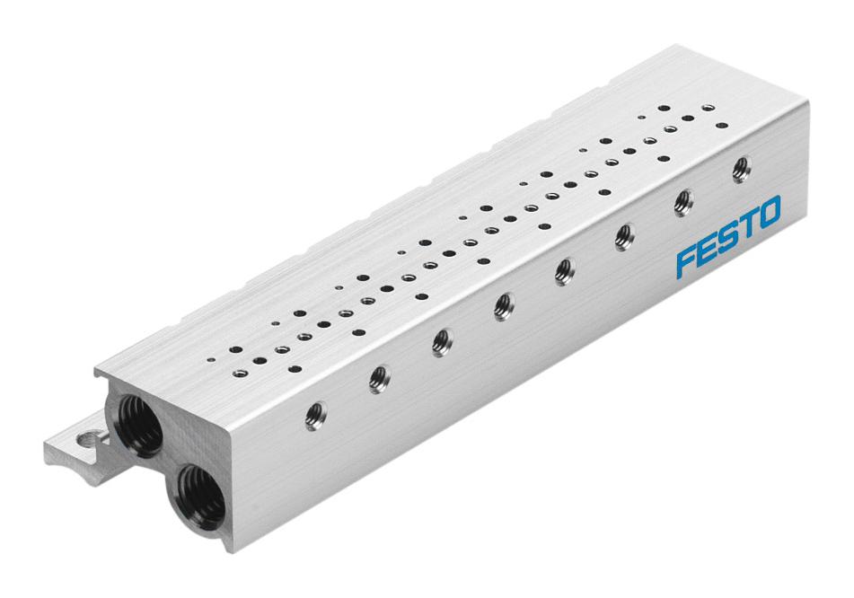 Festo 197204 Mha1-Pr6-3-M3 Manifold Block