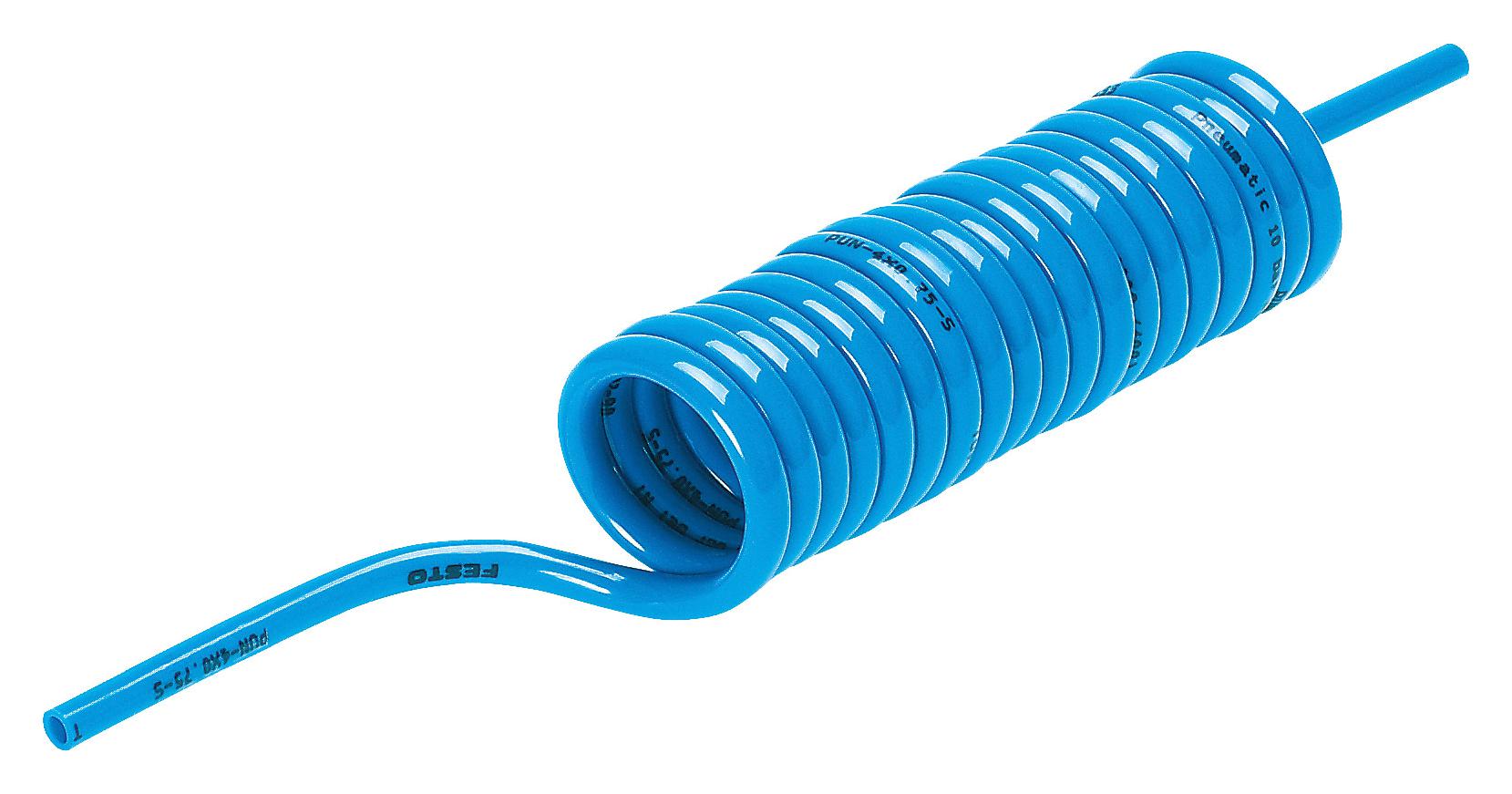 Festo 197589 Spiral Tubing, Ble, 4Mm Od, 2.6Mm, Pu