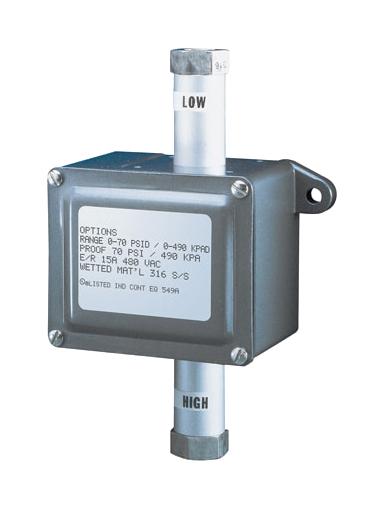 Omega Psw-154 Pressure Switch, 70Psi, 2Port, 1/4