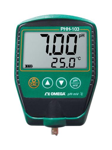 Omega Phh-103B Handheld Ph Meter, 0-14 Ph Range