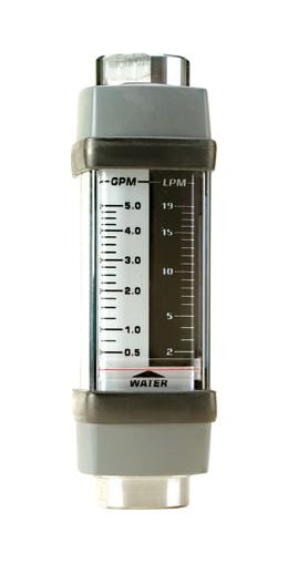 Omega Fl-6404A-316 Flowmeter, 5Gpm, 6000Psi, 1/2 Fnpt