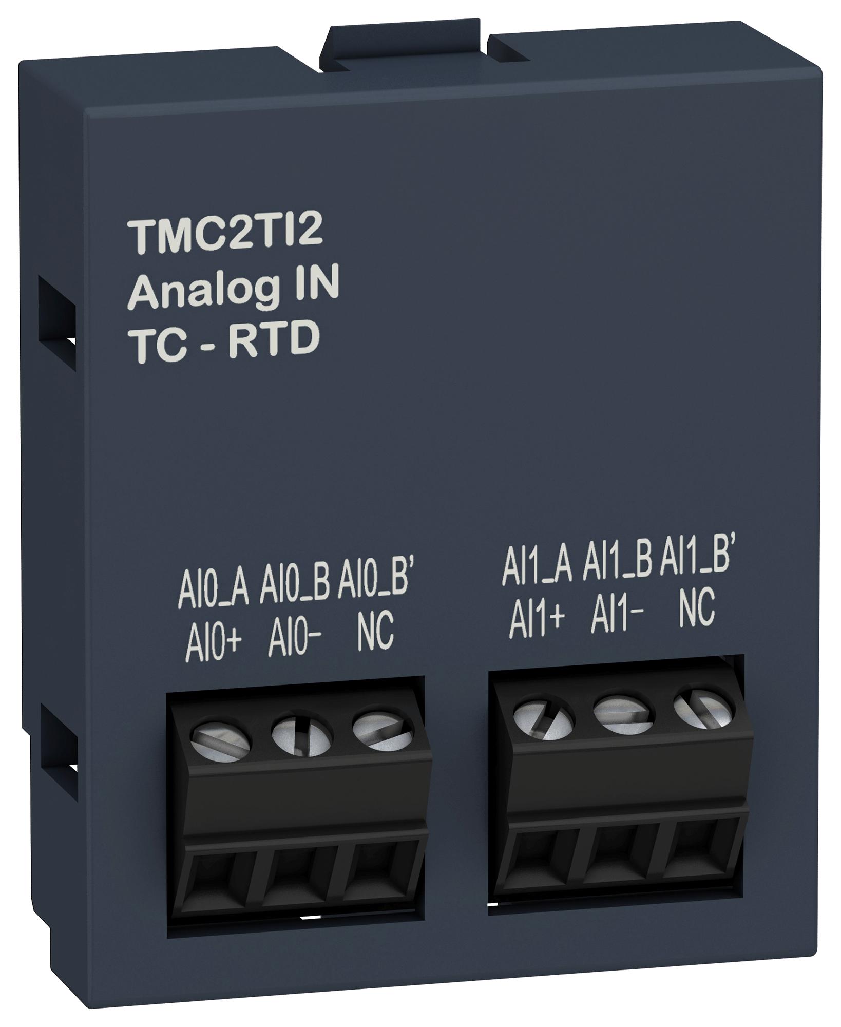 Schneider Electric Tmc2Ti2 Analogue Input Cartridge, 2 I/p, 14Bit