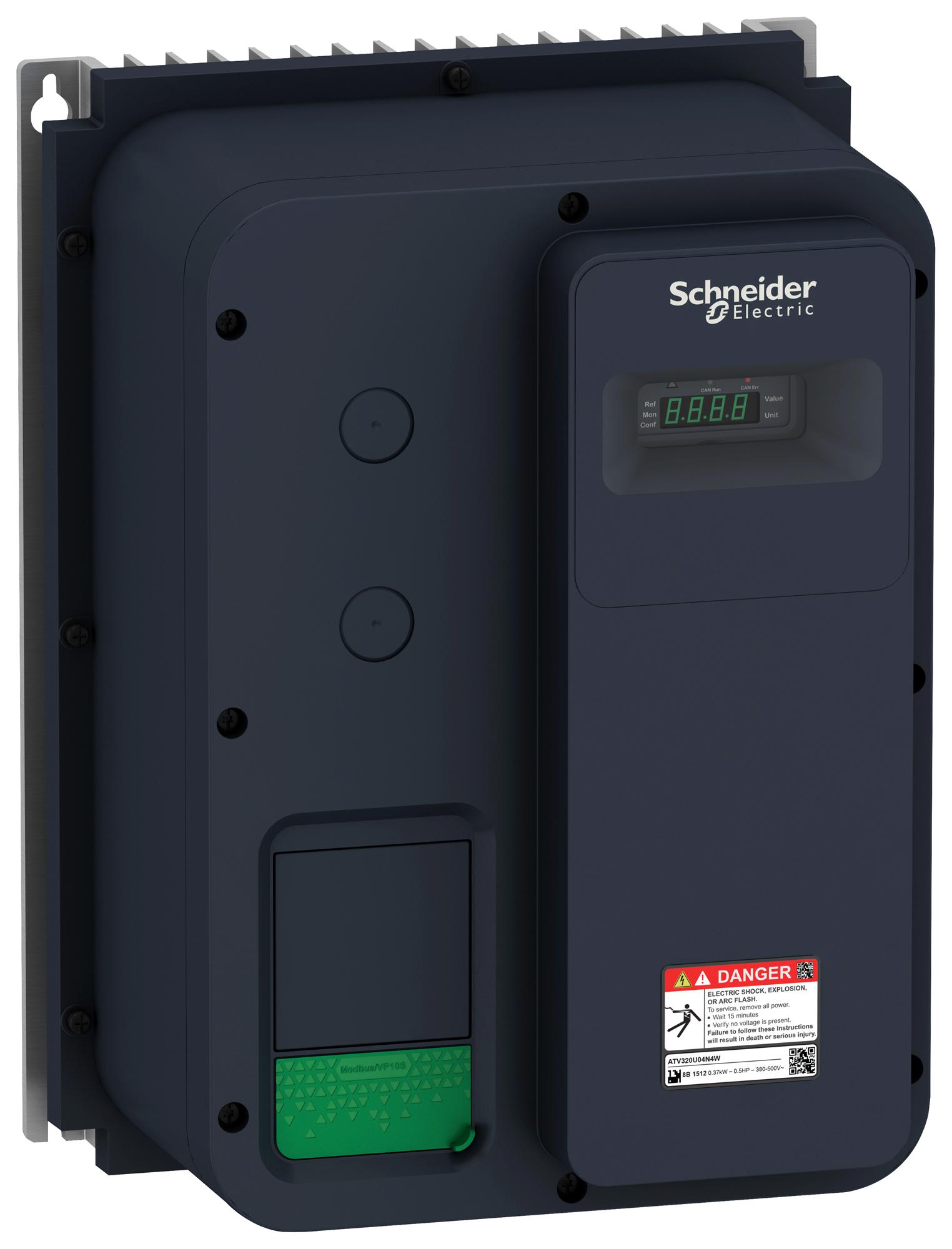 Schneider Electric Atv320U11N4W Variable Speed Drive, 3-Ph, 3A, 1.1Kw