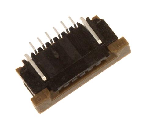 Amphenol Communications Solutions Sfw6R-3Ste1Lf Conn, Ffc/fpc, Rcpt, 6Pos, 1Row, 1Mm