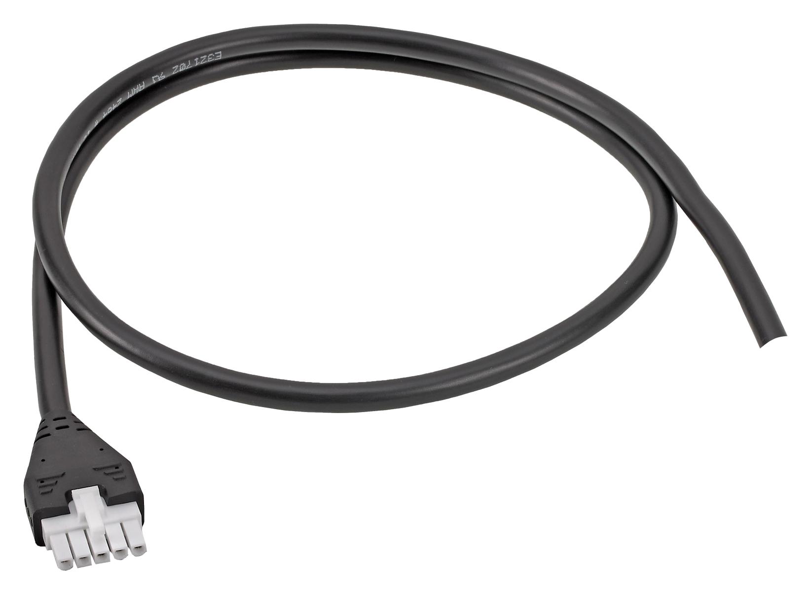 Molex 217159-0510 Cable Assy, 5P Rcpt-Free End, 1M