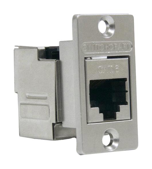 Switchcraft/conxall Nhrj45D6Sidc Rj45 Conn, Jack, 8P8C, 1Port, Panel