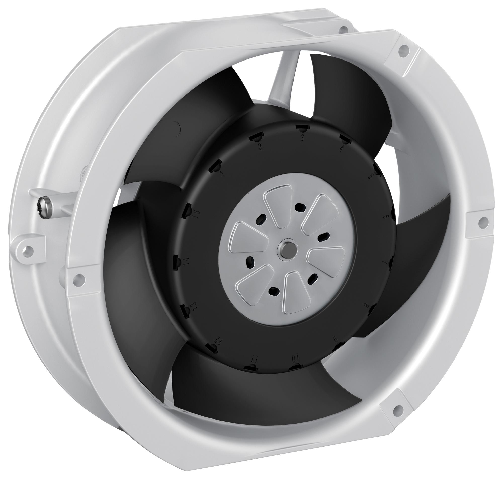 Ebm-Papst Af172-000059 48V P/2 8.300 Dc Fan, 172Mm, 382Cfm, 48V, 8300Rpm