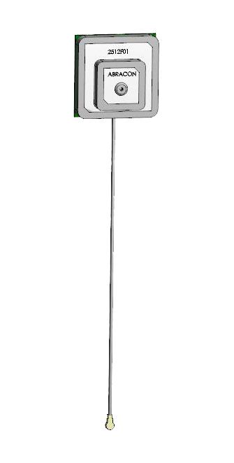 Abracon Aprg2512F01-0100S Patch Antenna, 1.625Ghz, 0.5Dbi