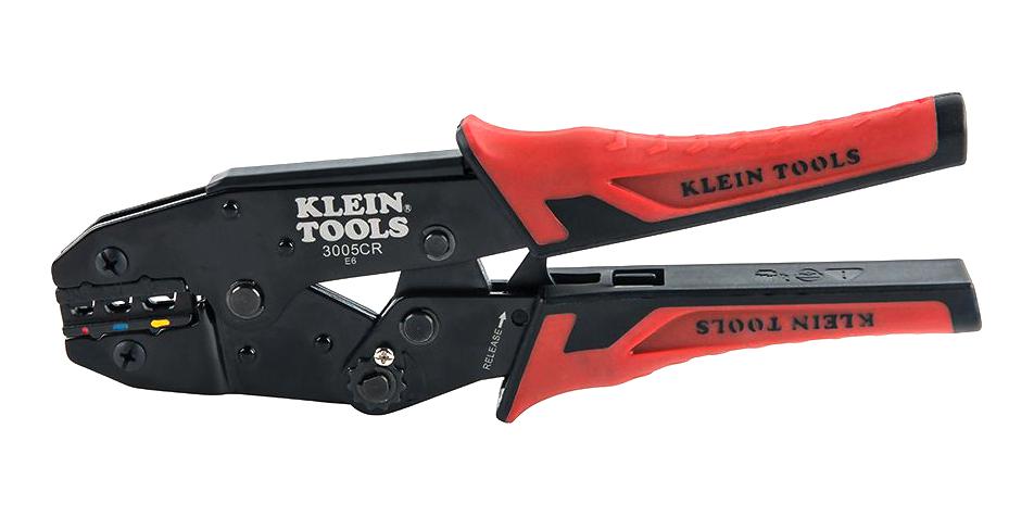 Klein Tools 3005Cr Ratcheting Crimper, 22-10Awg, 9