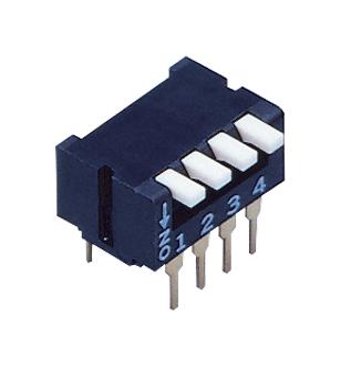 Nidec Components Cfp-0212Mc Dip Switch, Piano, Dpst-No, 0.1A/6V, Tht