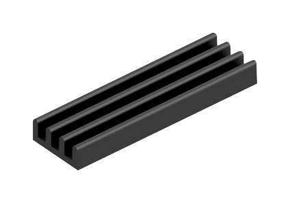 Fischer Elektronik Sk 688 50 Sa Heat Sink, 50Mmx6Mmx15Mm, Black Anodised