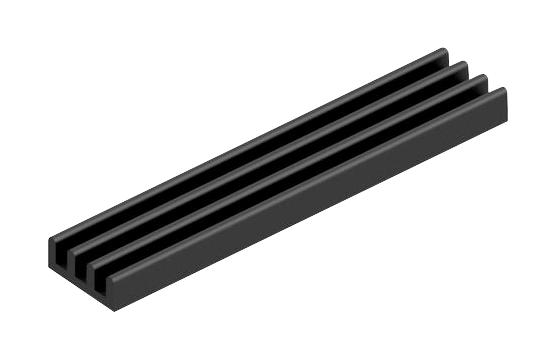 Fischer Elektronik Sk 688 75 Sa Heat Sink, 75Mmx6Mmx15Mm, Black Anodised