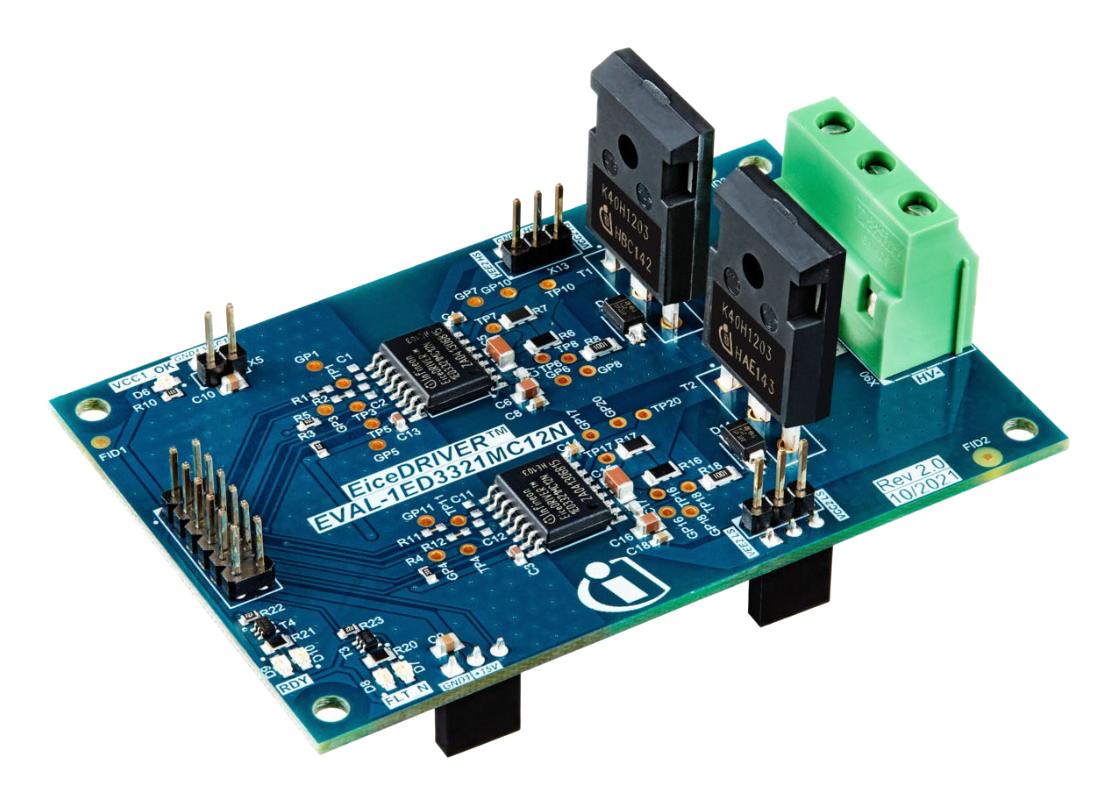 Infineon Eval1Ed3321Mc12Ntobo1 Evaluation Board, Isolated Gate Driver