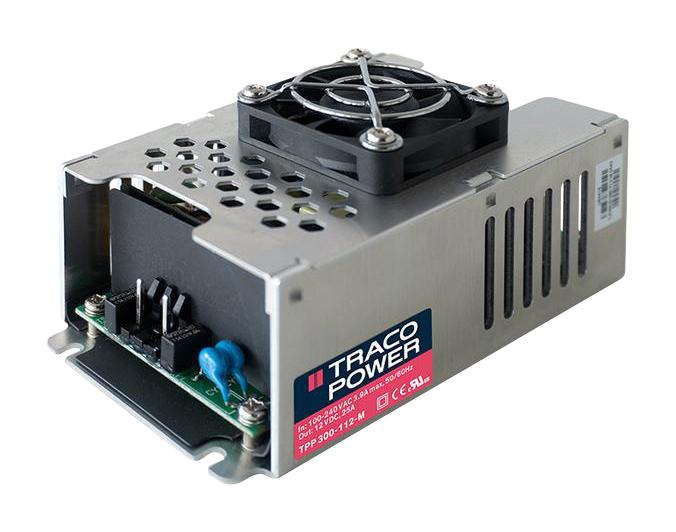 Traco Power Tpp 300-112-M Power Supply, Ac-Dc, 12V, 25A