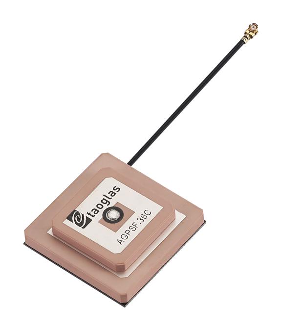 Taoglas Agpsf.36C.07.0100C Patch Antenna, 1.57542Ghz, 3.57Dbi