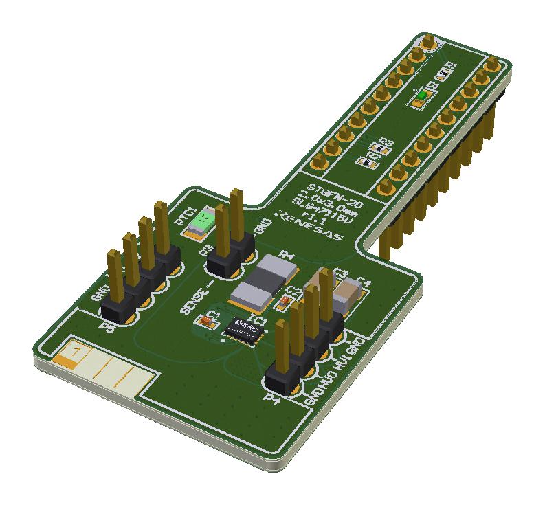 Renesas Slg47115V-Dip Proto Board, Dip-20, Mixed-Signal Matrix