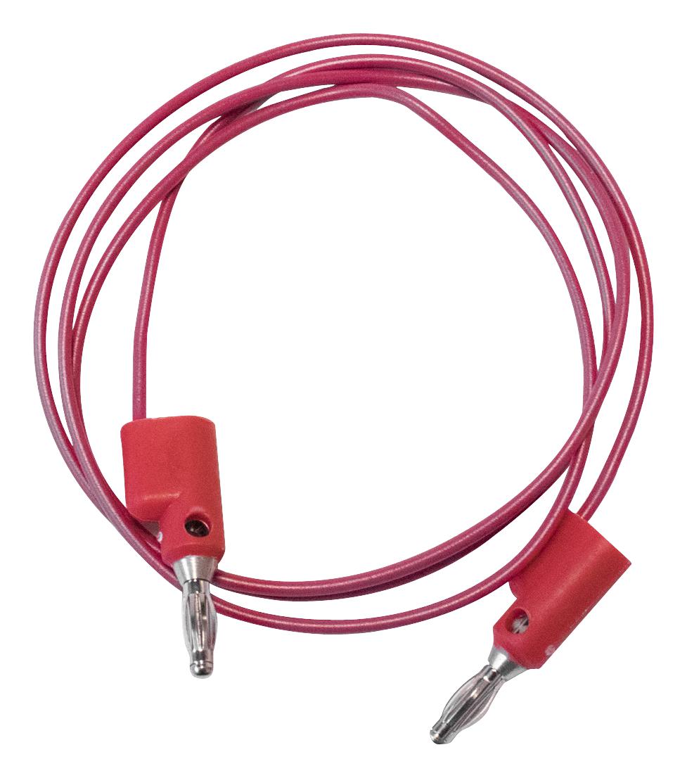 Mueller Electric Bu-2020-A-36-2 Stackable 4Mm Banana Plug-Plug, Red, 36