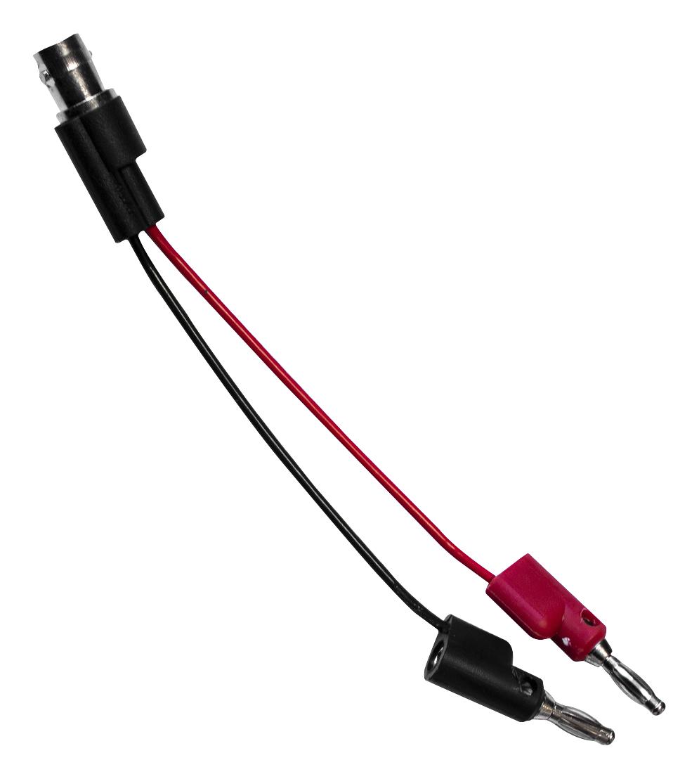 Mueller Electric Bu-5220-A-4-0 Bnc Jack-4Mm Banana Plug X2, Blk/red, 4