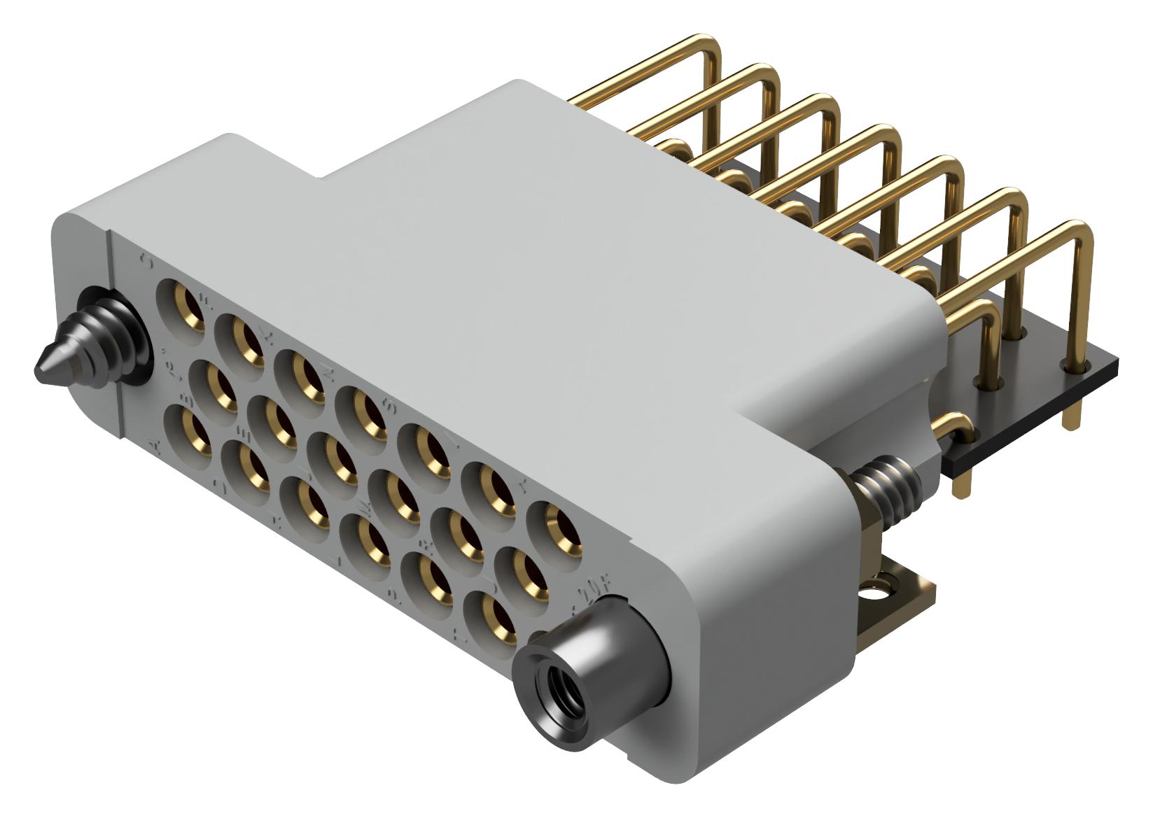 Positronic Gapl14M0T0Lb Rect Pwr Contact, Plug, 14Pos, Solder