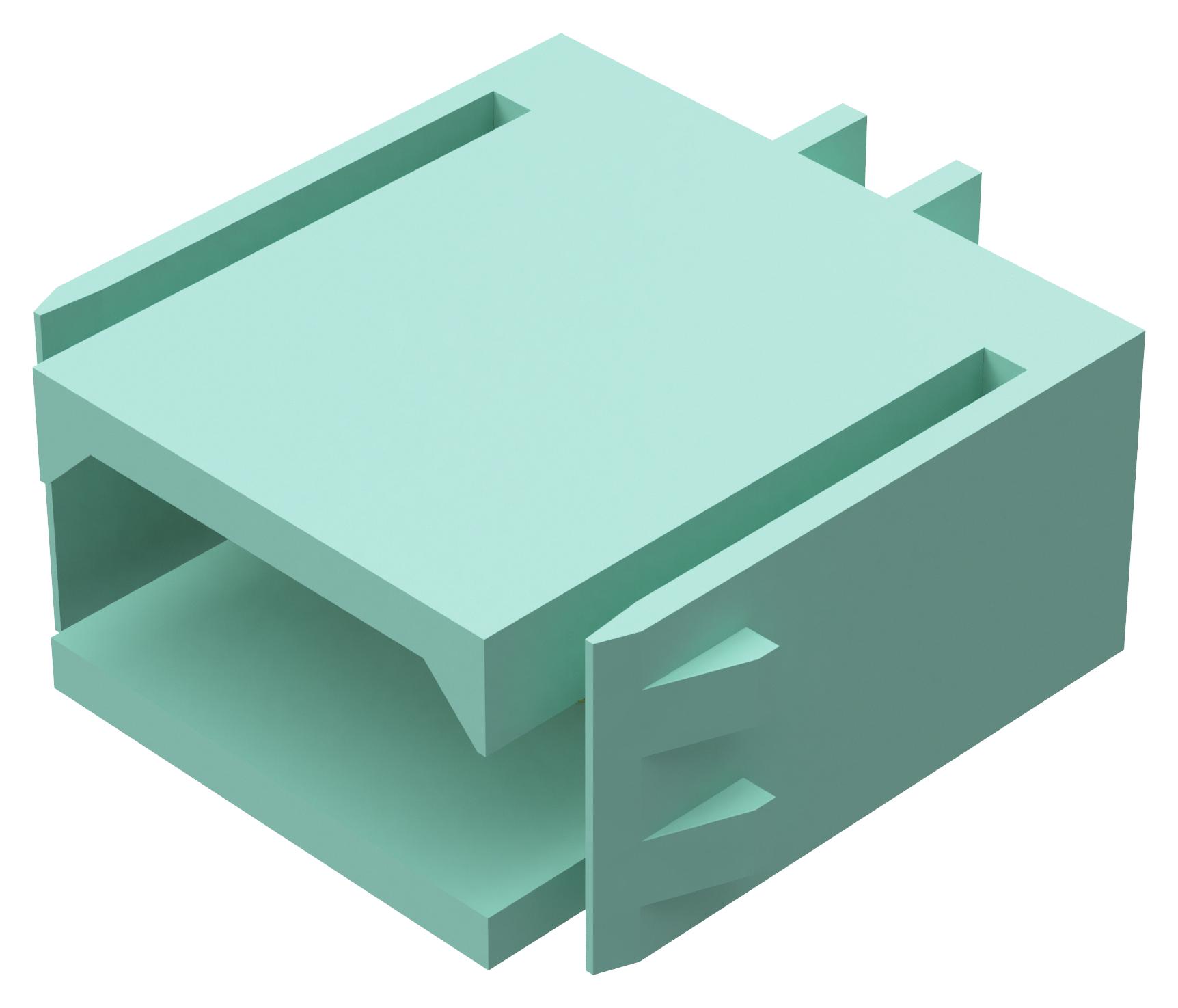 Positronic Dfs02M00/aa Rect Pwr Housing, Plug, 2Pos, Latch