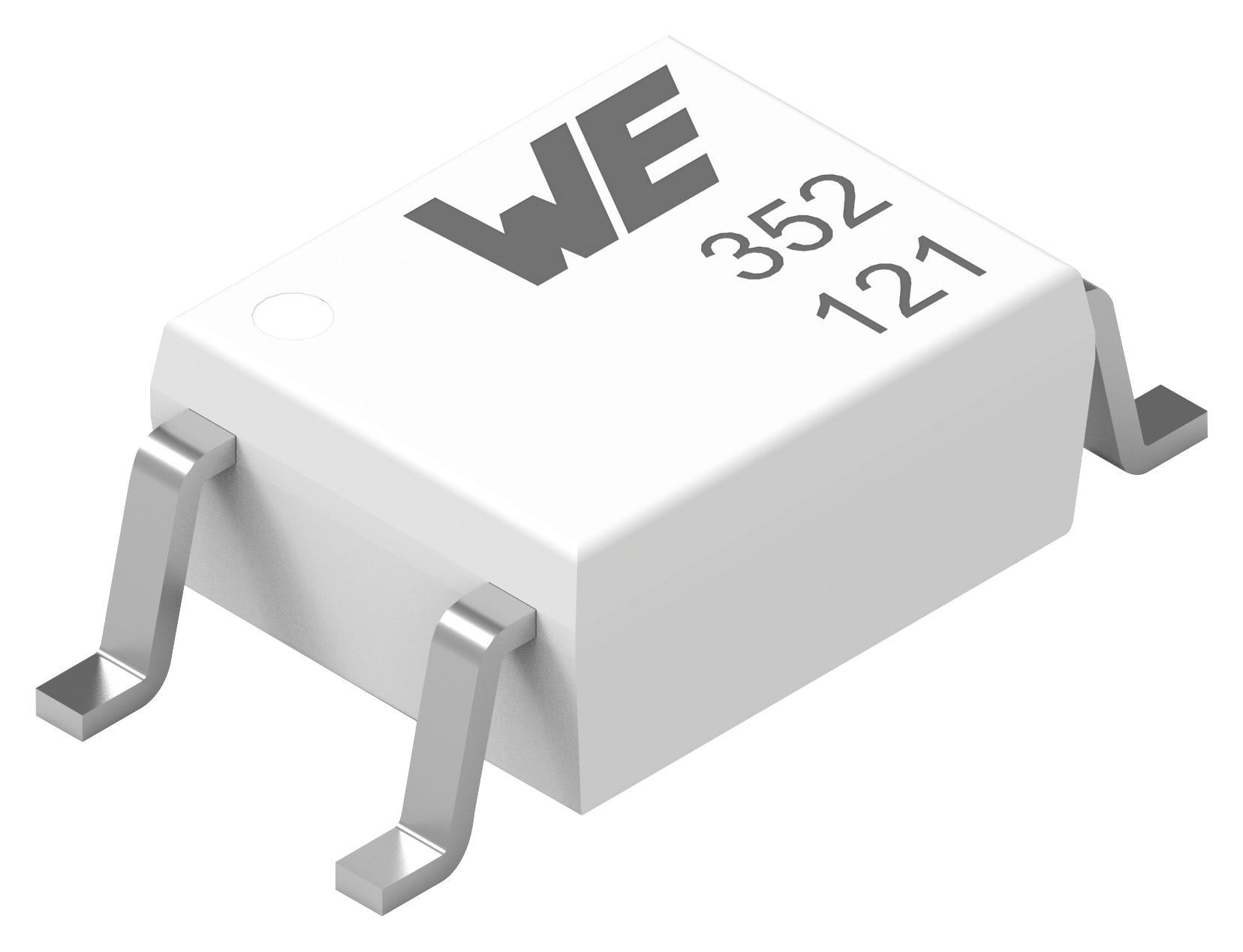 Wurth Elektronik 141355145000 Optocoupler, Transistor, 3.75Kv, Sop