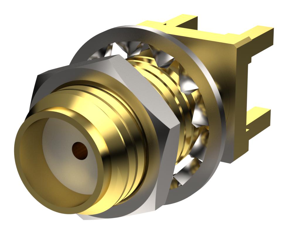Taoglas Pcb.114Smafstj.a Rf Coax Conn, Sma Jack, 50 Ohm, Pcb
