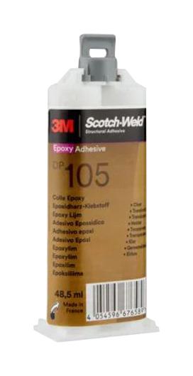 3M Dp105, Clear, 48.5Ml Adhesive, Transparent, Cartridge, 48.5Ml