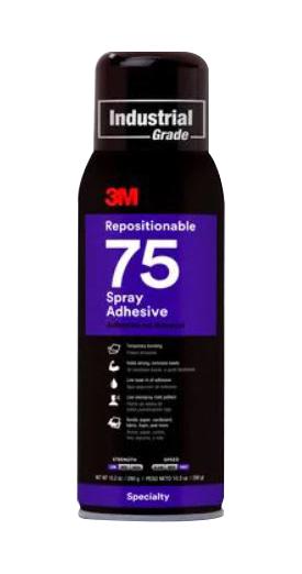 3M 75, Clear, 500Ml Adhesive, Spray, Transparent, 500Ml