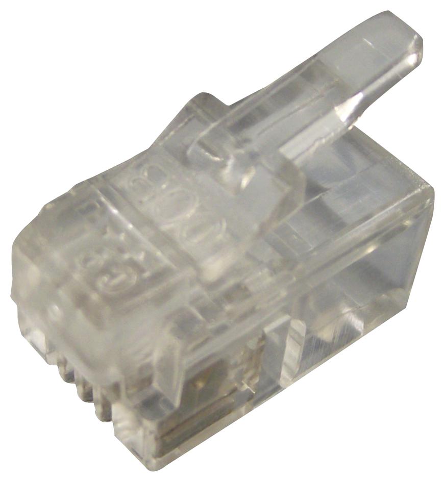 Mh Connectors Mhrj224P4Cf Plug, Rj22, Flat, 4P4C