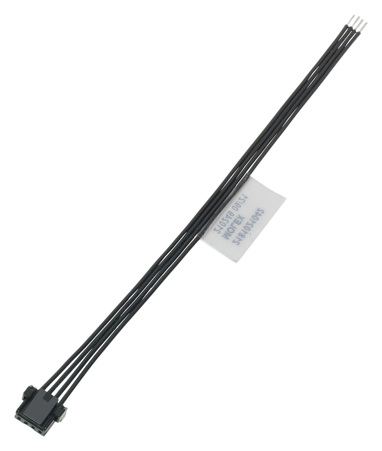 Molex 218102-1044 Cable Assy, 4P Rcpt-Free End, 600Mm