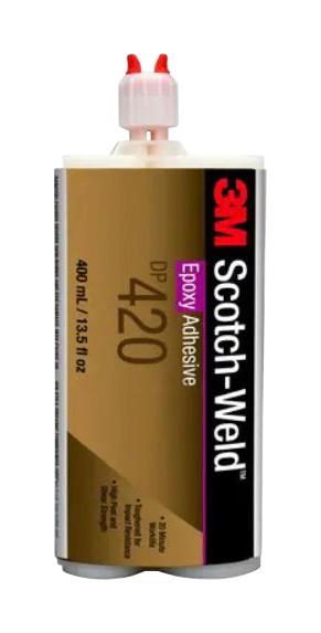 3M Dp420,black,50Ml Adhesive, Epoxy, Room Temp, Cartridge