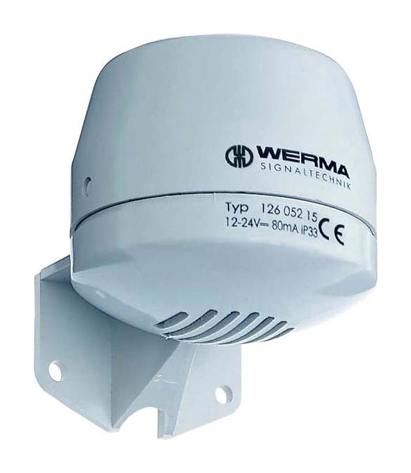 Werma 12605215 Multi-Tone Sounder, 4 Tone, 105Db, 24V