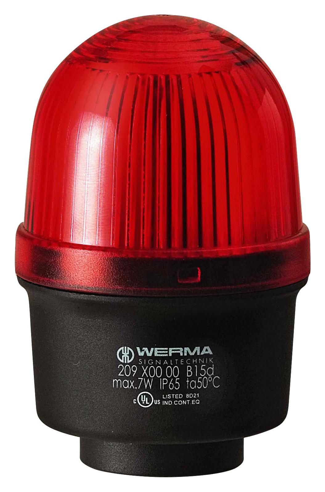 Werma 20940000 Beacon, Steady, White, 230Vac/dc