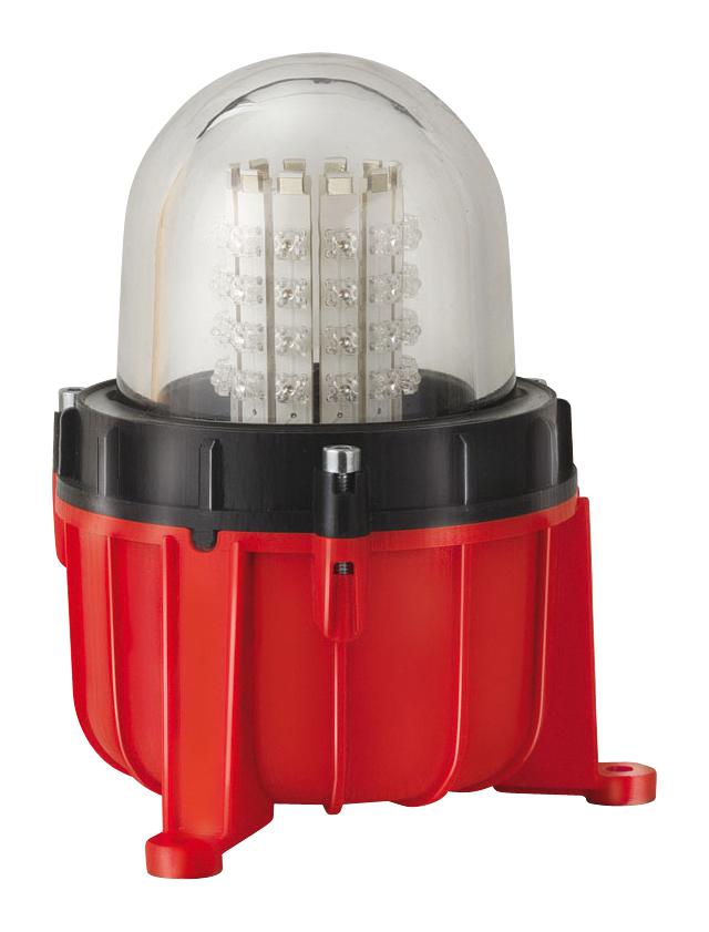 Werma 28141068 Beacon, Led, Steady, Red, 230Vac