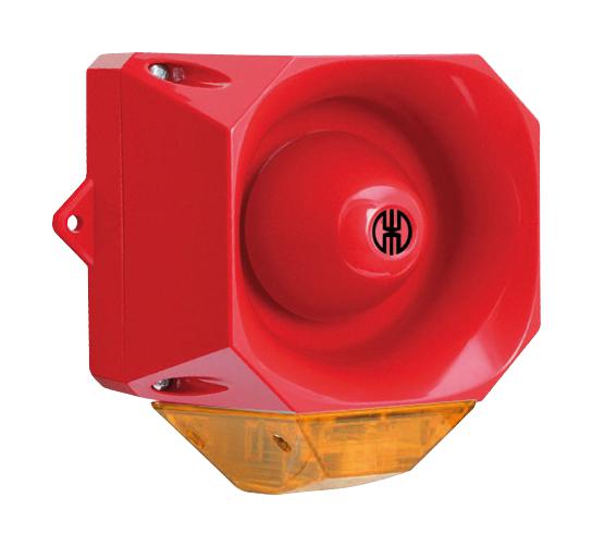 Werma 44103068 Beacon/sounder, 32 Tone, Flg, 110Db