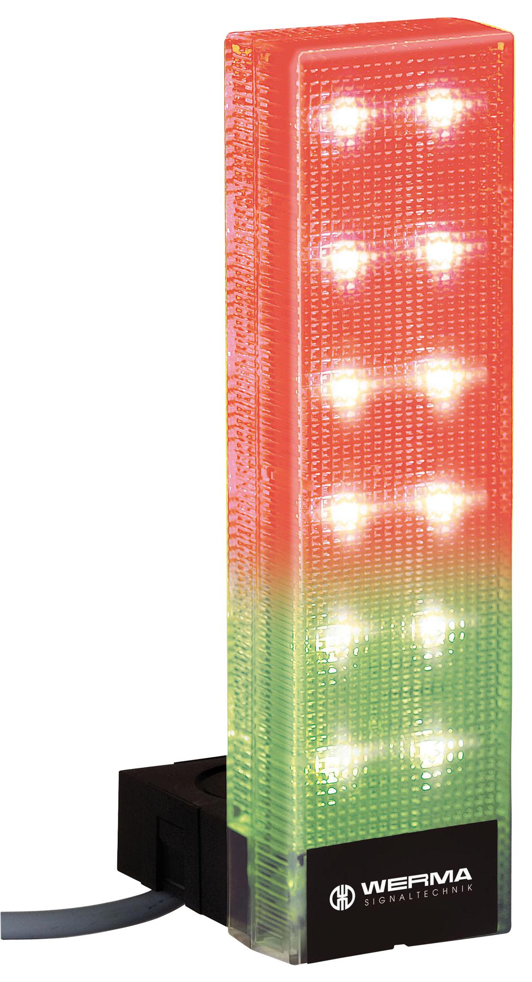 Werma 69021055 Signal Tower, Conti, 24Vdc, Green/red