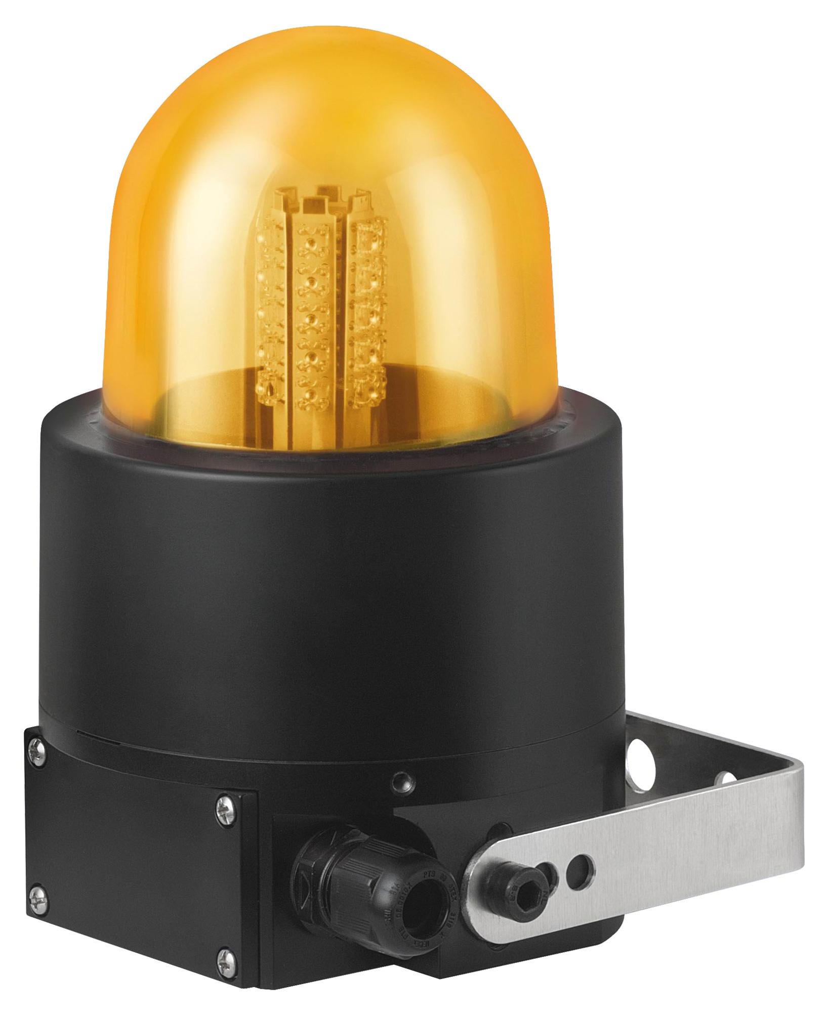 Werma 72932055 Beacon, Led, Rotating, Yellow, 24Vdc