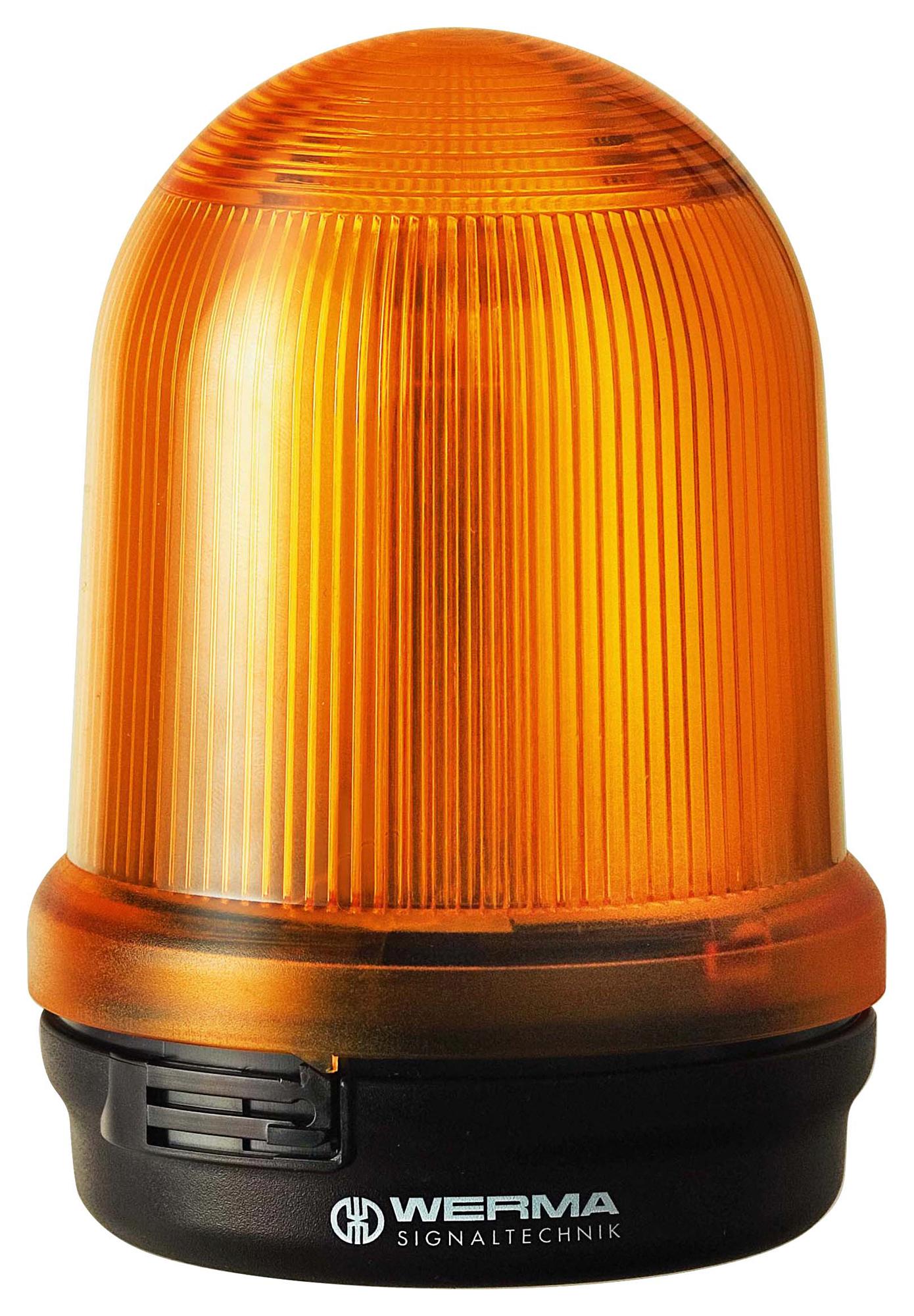 Werma 82631055 Beacon, Steady, Yellow, 24Vdc