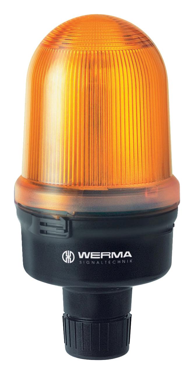 Werma 82631000 Beacon, Steady, Yellow, 230Vac/dc