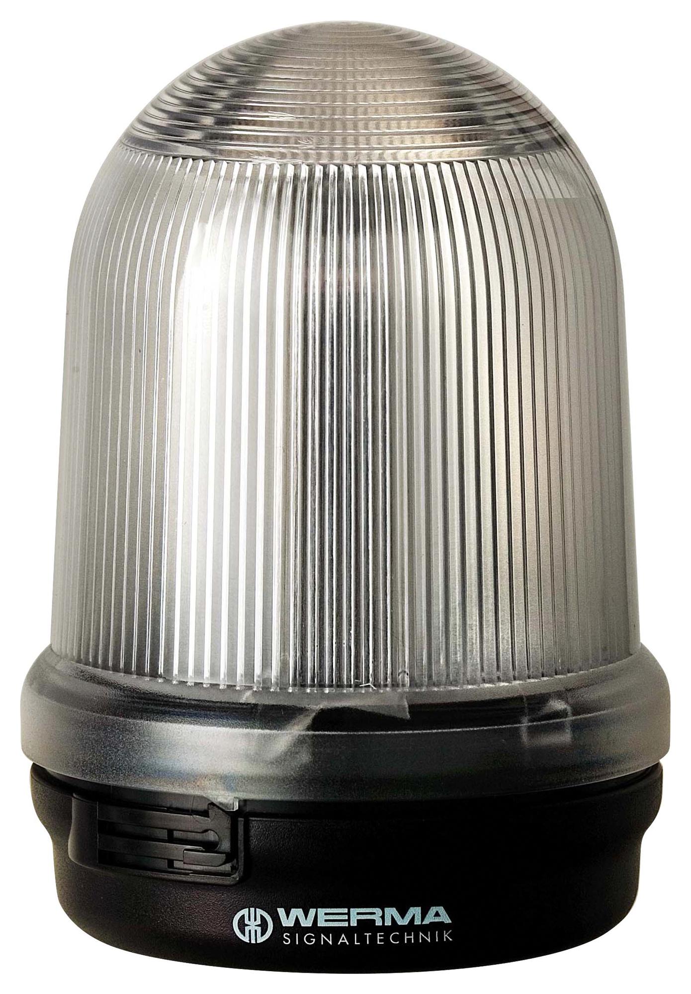 Werma 82848070 Beacon, Xenon, Flashing, White, 60Vac/dc