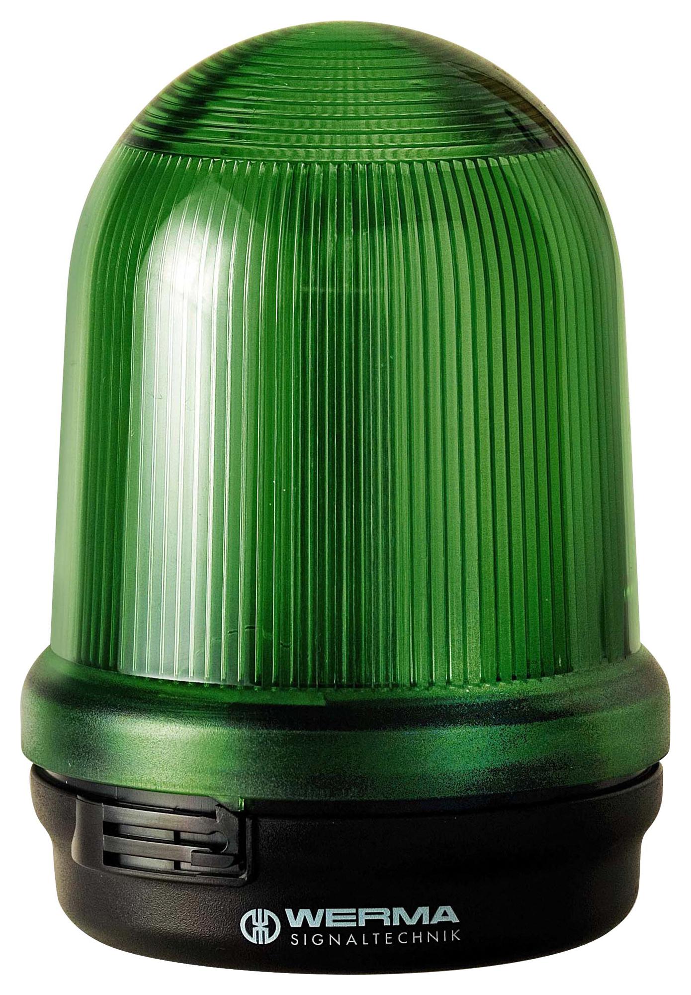 Werma 82925055 Beacon, Led, Flg/rot/stdy, Green, 24Vdc