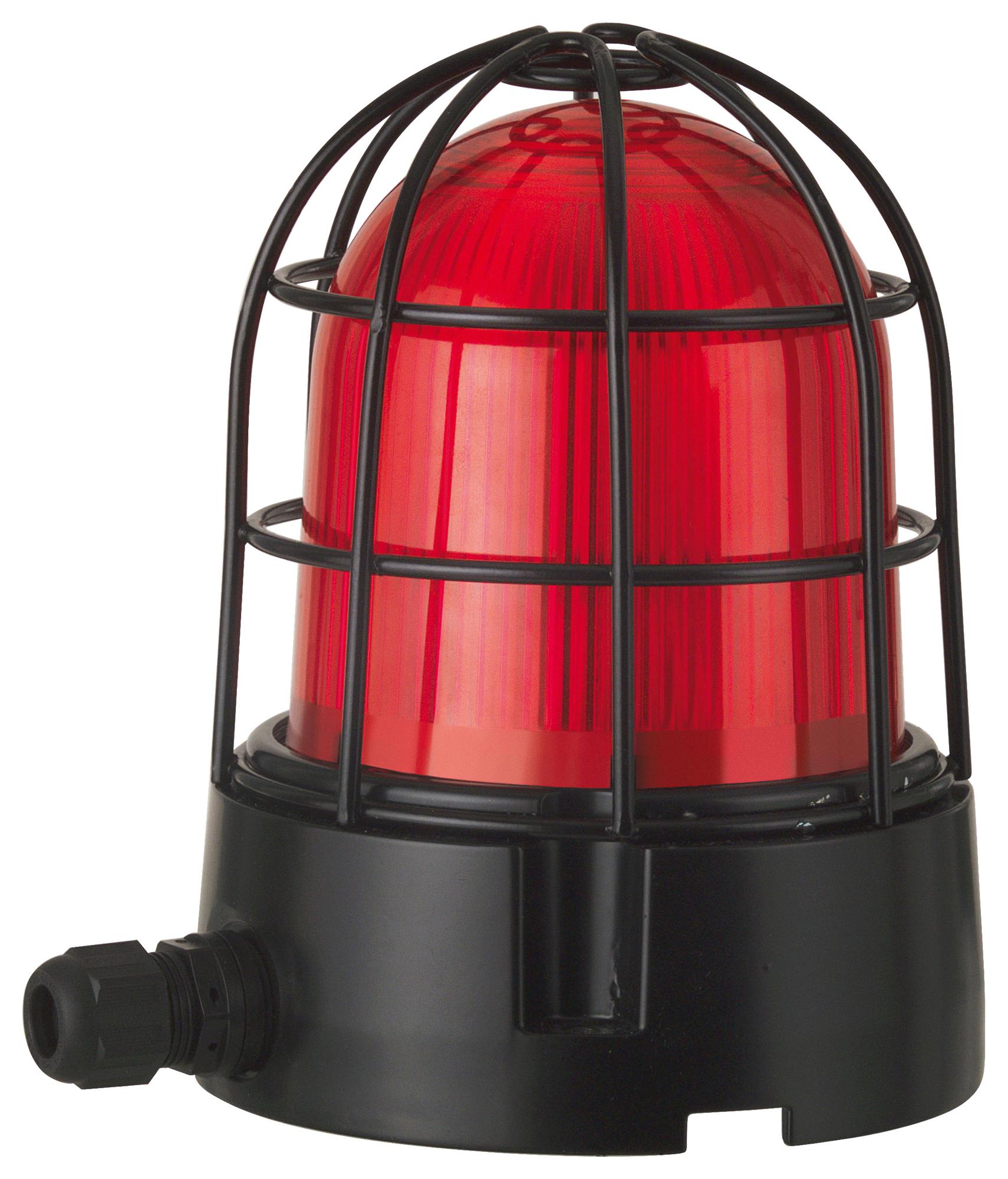 Werma 83912055 Beacon, Led, Rotating, Red, 24Vdc