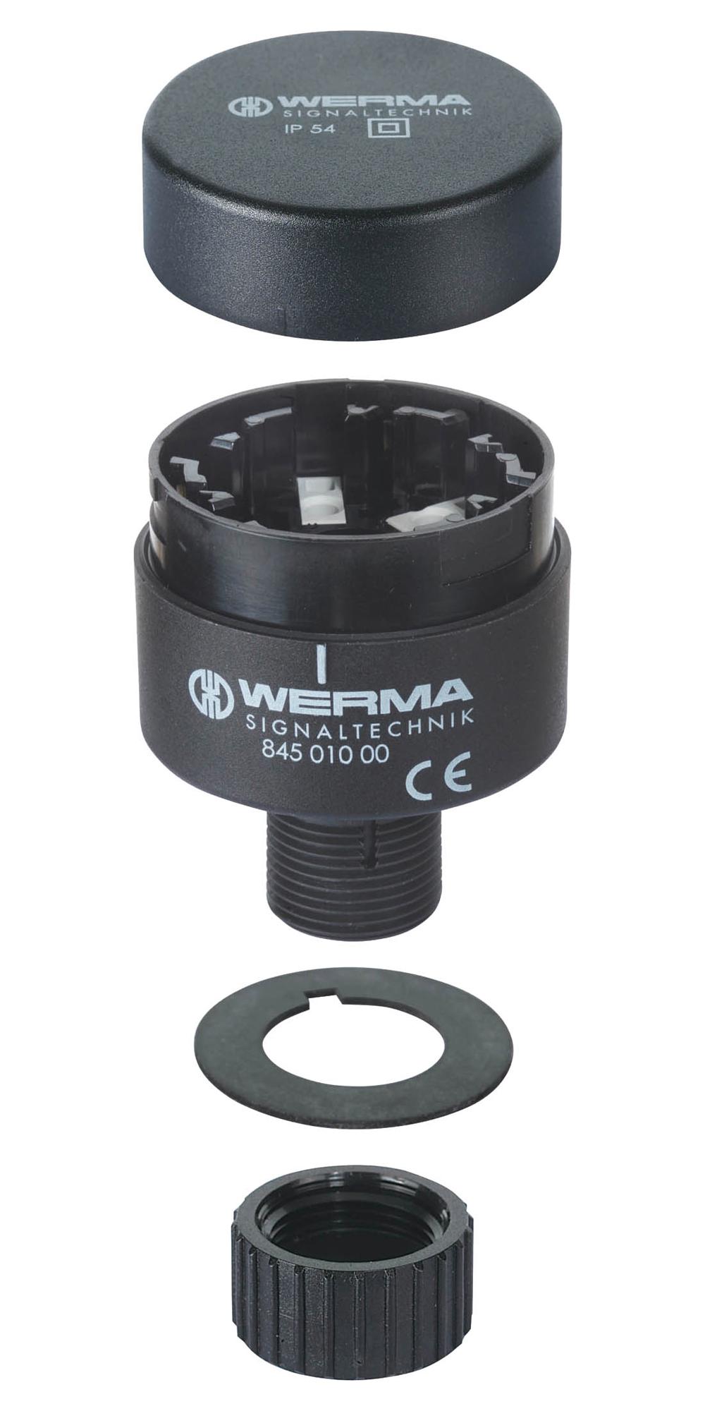 Werma 84501000 Terminal Element Cage Clamp, Pa-Gf, Ip54