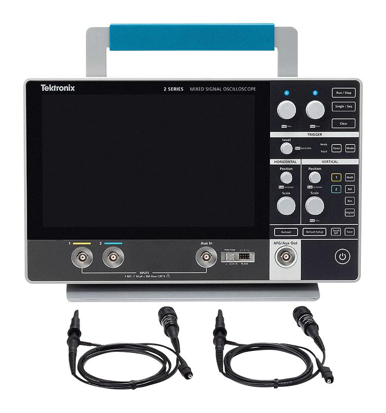 Tektronix Mso22 2-Bw-500 + Mso22 2-P6139B Oscilloscope, 500Mhz, 2.5Gsps